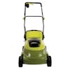 Front view of the Sun Joe 24-Volt Cordless 14-inch Lawn Mower.