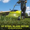 Sun Joe MJ24C-14 24-Volt* IONMAX Cordless Brushless Lawn Mower Kit