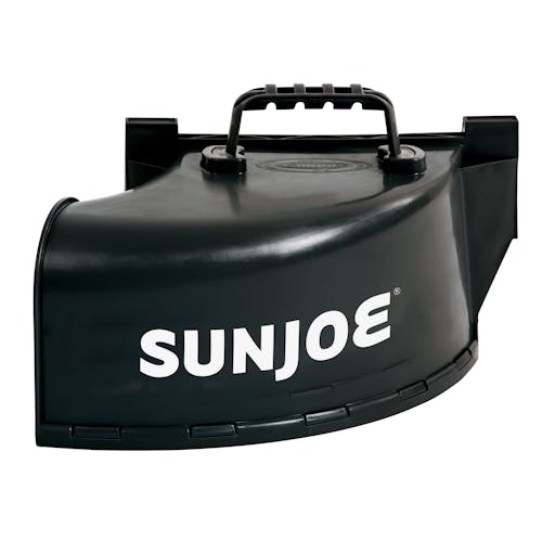 Discharge chute for the Sun Joe 28-volt 4-amp 14-inch Cordless Lawn Mower.