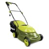 Left-angled view of the Sun Joe 12-amp 14-inch Electric Lawn Mower.