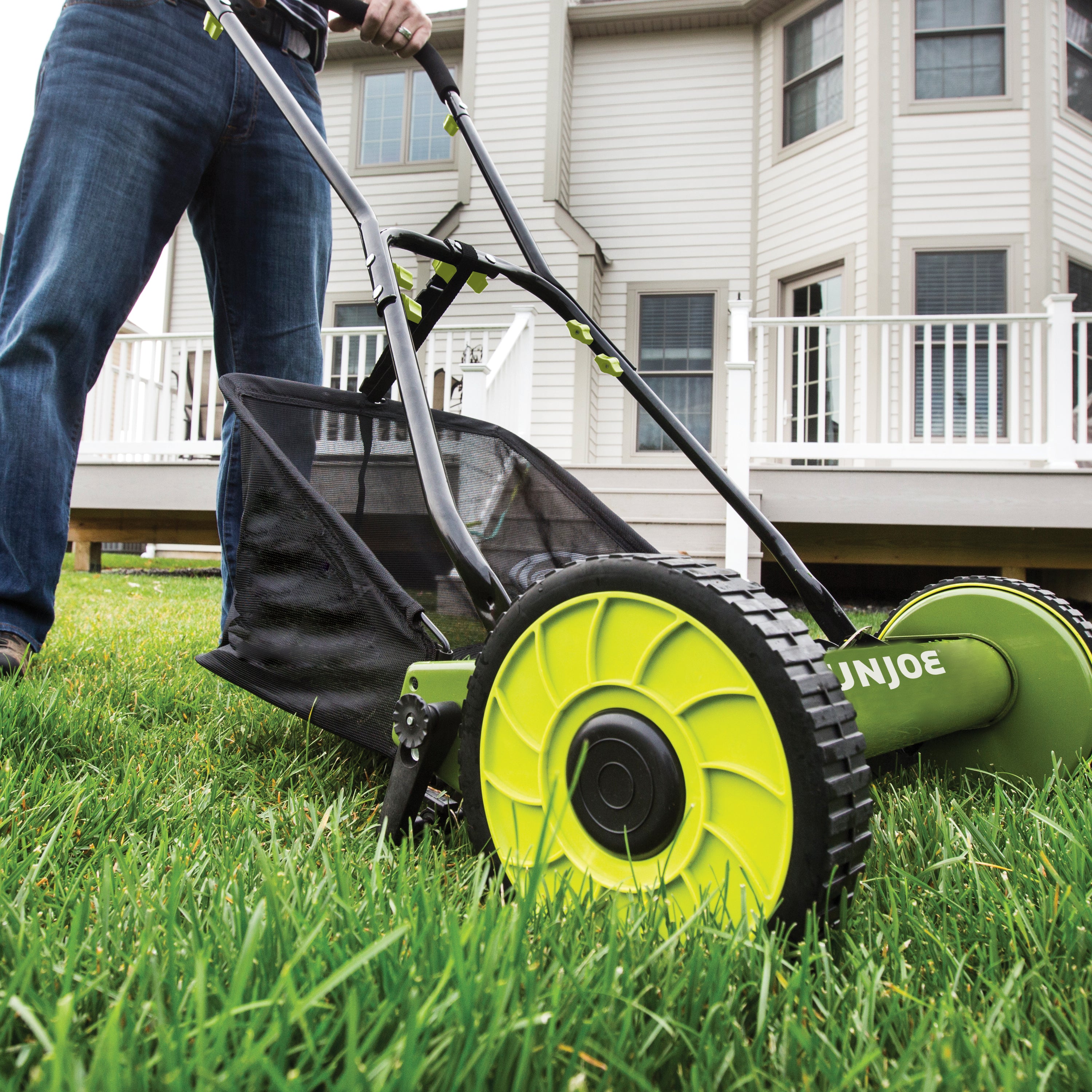 16 inch reel online mower