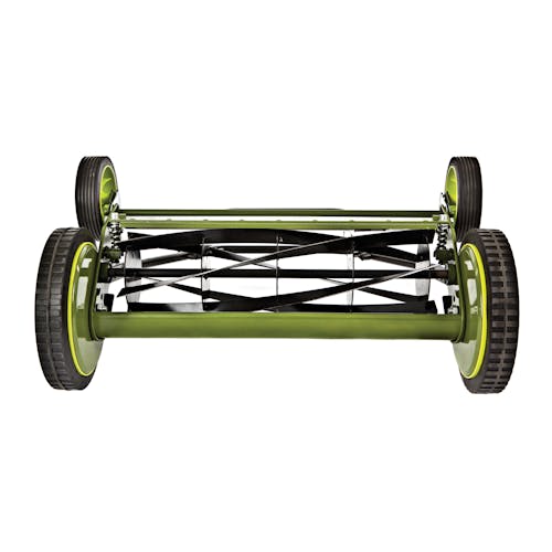 Wheel assembly for the Sun Joe 18-inch manual reel mower with grass catcher.