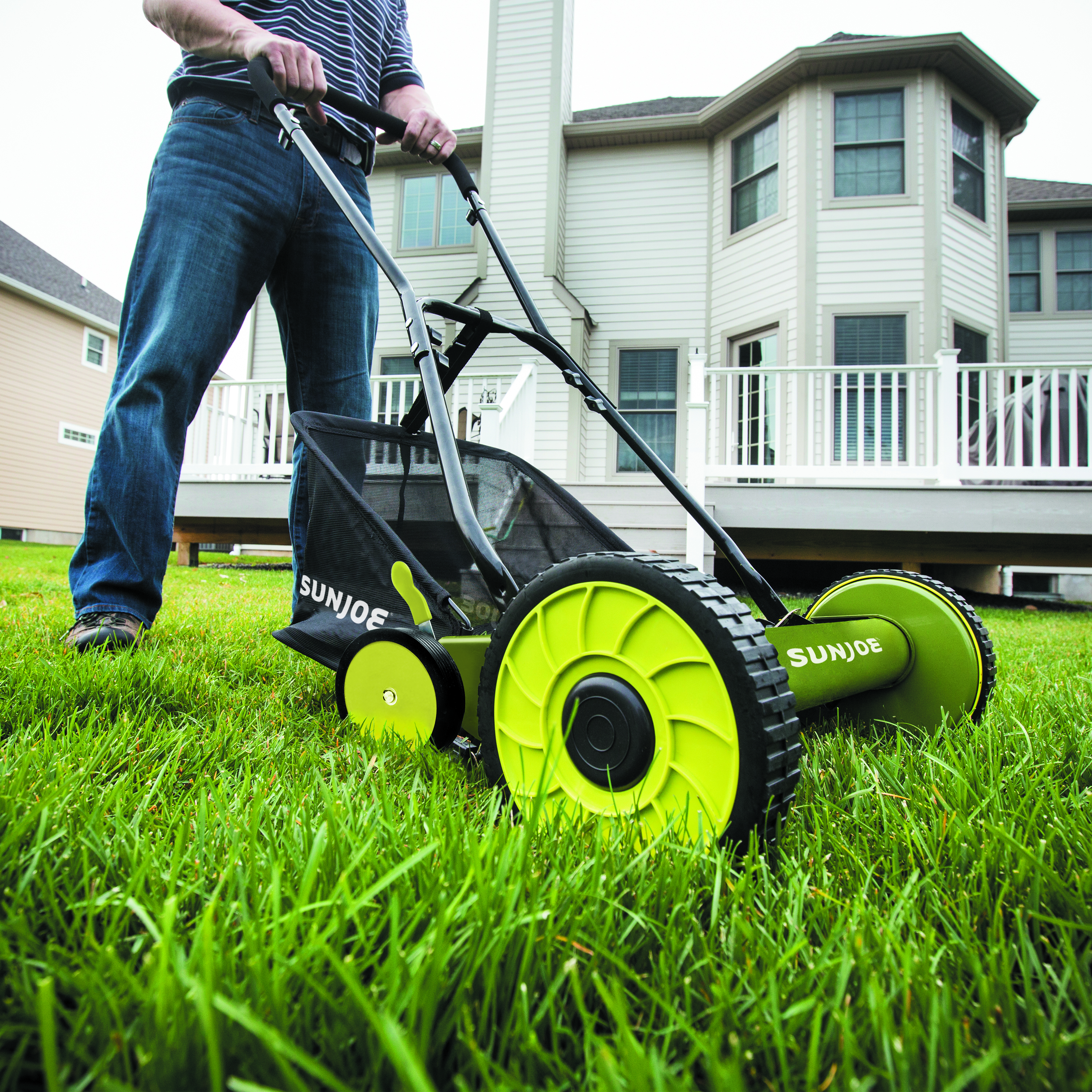 Sun joe store reel mower