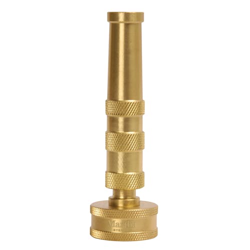 Martha Stewart 4-inch Brass Twist Hose Nozzle.