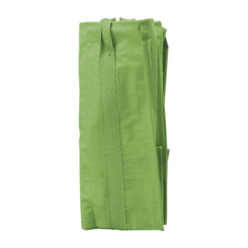 Folded Martha Stewart 48-gallon multi-purple green debris bag.