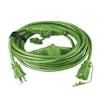 Angled view of the Martha Stewart 25-foot multi-outlet extension cord.