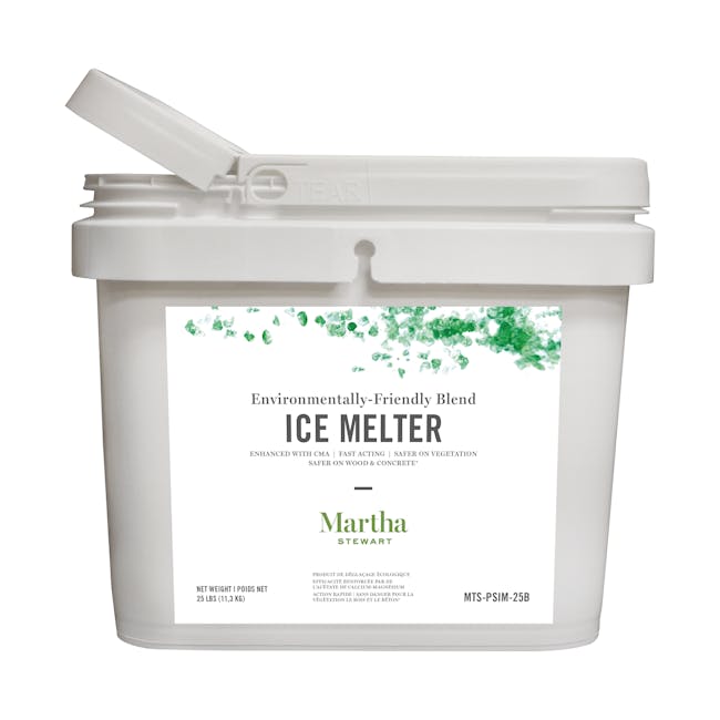 Marth Stewart 25-pound bucket of Blended Ice Melter.