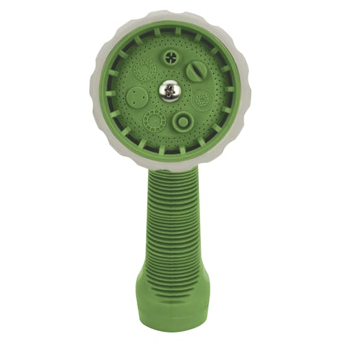 View of the nozzles on the head of the 7-pattern nozzle.