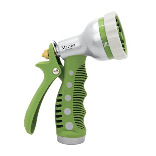 Martha Stewart High Impact-Resistant Hose Nozzle with 7 spray patterns.