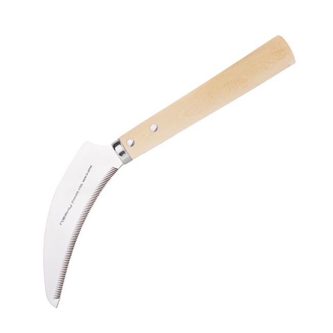 Nisaku Minicutgama 4.5-inch Stainless Steel Saw Tooth Sickle.