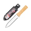 Nisaku Yamagatana Mokuetubatsuki Japanese Stainless Steel Knife with 7.25-inch blade and blade sheath.