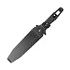 Nisaku Rikugatana 7.5-inch Japanese Stainless Steel Knife with blade sheath.