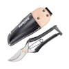 Nisaku Carbon Steel Pruner/Secateurs with leather holster.