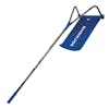 Angled view of the Snow Joe 28-foot snow removal roof rake with a 20-foot debris slide.