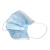3-layer light blue disposable face mask.