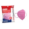 Supply Aid 5-pack of Pink KN95 Protective Face Masks.