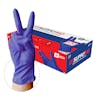 Supply Aid 100-count of medium blue Nitrile Disposable Gloves.