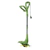 Rear-angled view of the Martha Stewart 11.5-inch Electric SharperBlade 2-in-1 Stringless Grass Trimmer and Edger.