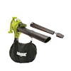 Sun Joe 13-amp 3-in-1 Electric Leaf Blower, Vacuum, and Mulcher with tube attachments.