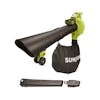 Sun Joe 14-amp 3-in-1 Electric Leaf Blower, Vacuum, and Mulcher with tube attachments.