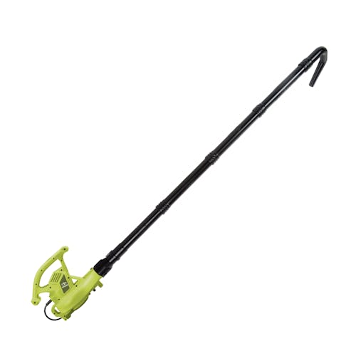 Gutter cleaning attachment on the Sun Joe 14-amp 4-in-1 Electric Leaf Blower, Vacuum, Mulcher, and Gutter Cleaner.