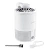 Sun Joe white non-toxic UV Indoor Insect Trap with a power cable and cleaning brush.