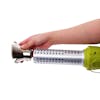 Person attaching the fluted end nozzle to the Sun Joe 1500 watt Electric Weed Burner and barbeque Lighter.