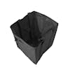 Top-angled view of the Sun Joe 23.5-gallon Multi-Purpose Heavy-Duty Black Tote Bag.