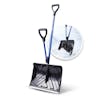 Shovelution retail ready strain reducing shovel with inset image of product in use