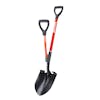 Sun Joe 9-inch Red Shovelution Strain-Reducing Utility Round-Point Digging Garden Shovel.