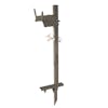 Aqua Joe Tan Garden Hose Stand with Brass Faucet.