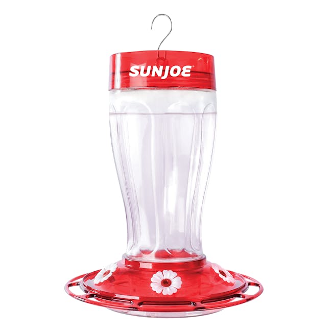 Sun Joe 40-ounce Wild Humming Bird Buffet Glass Feeder.