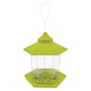 Sun Joe green hexagonal Wild Bird Hanging Feeder.