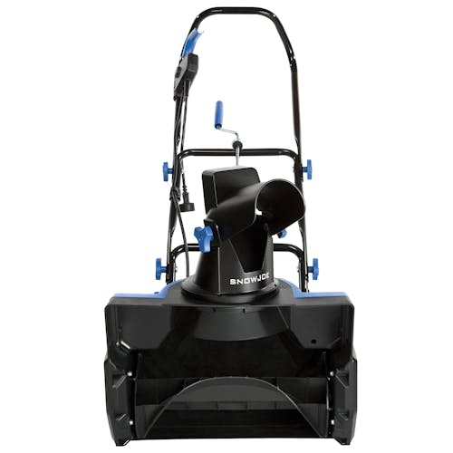 Front view of the Snow Joe 13-amp 18-inch Electric Single Stage Snow Thrower.