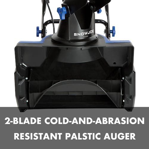 2-blade cold and abrasion-resistant plastic auger.