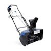 Angled view of the Snow Joe 15-amp 18-inch electric single-stage snow thrower.