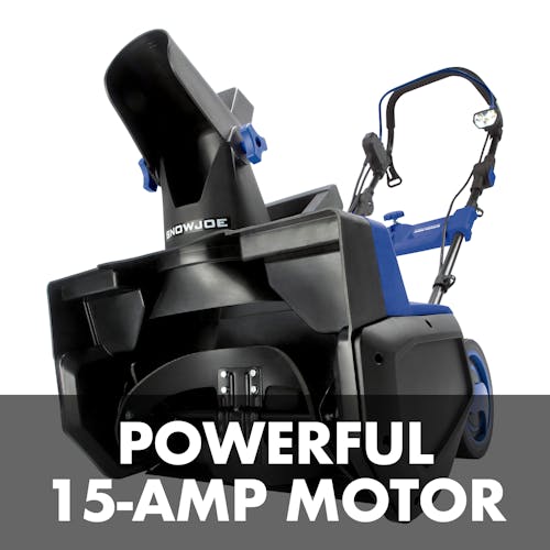 Powerful 15-amp motor.
