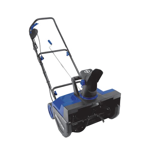 Left-angled view of the Snow Joe 14.5-amp 22-inch electric snow thrower.