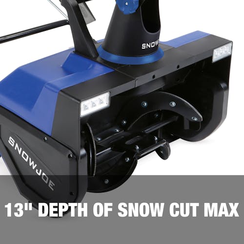 13-inch depth of snow cut max.