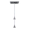 Snow Joe 2-pack of 4-in-1 telescoping gray-colored snow broom and ice scraper with motion blur showing the extendable pole.