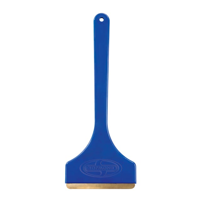 Snow Joe 4.8-inch Brass Blade Ice Scraper.