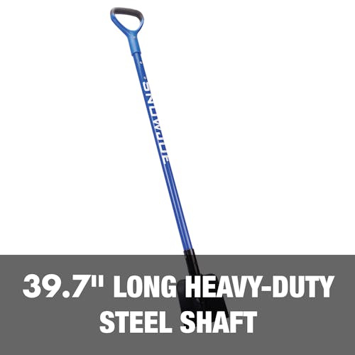 39.7 inch long heavy-duty steel shaft.