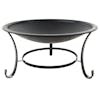 Fire bowl and legs for the Sun Joe 30-Inch Round Steel Fire Pit.