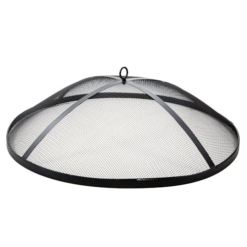 Dome screen for the Sun Joe 28-Inch Charcoal Gray Cast Stone Base, Wood Burning 24-Inch Fire Pit.
