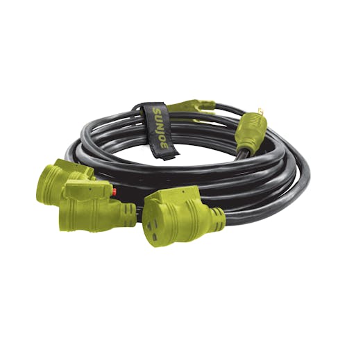  Outdoor Extension Cord Multiple Outlet, 25 Ft