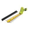 Sun Joe 3.8-amp 18-inch Multi-angle Electric Pole Hedge Trimmer with blade cover.