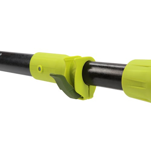 Close-up of the extension pole for the Sun Joe 3.8-amp 18-inch Multi-angle Electric Pole Hedge Trimmer.