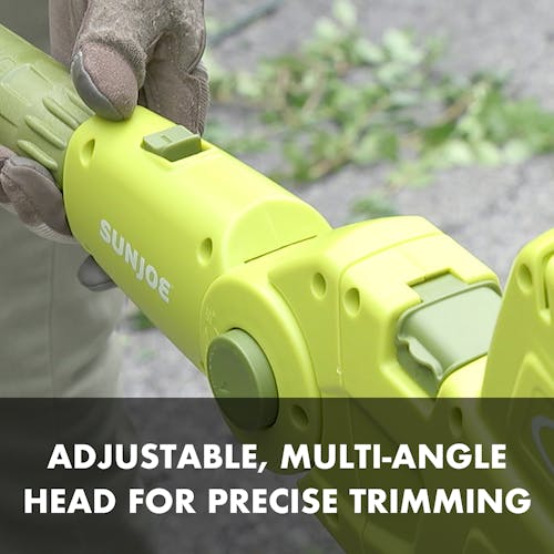 Adjustable, multi-angle head for precise trimming.