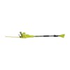 Side view of the Sun Joe 4.5-amp 19-inch Multi-Angle Telescoping Convertible Electric Pole Hedge Trimmer.