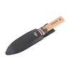 Sun Joe 7.25-inch Natural Wood Hori-Hori Landscaping Digging Tool with blade sheath.